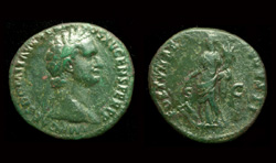Domitian, As, Fortuna Reverse